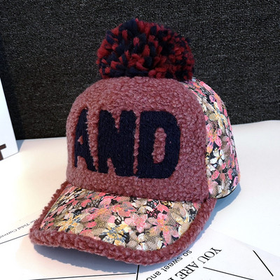 Νέο μοντέλο γυναικείο καπέλο με γείσο και μοτίβα λουλουδιών