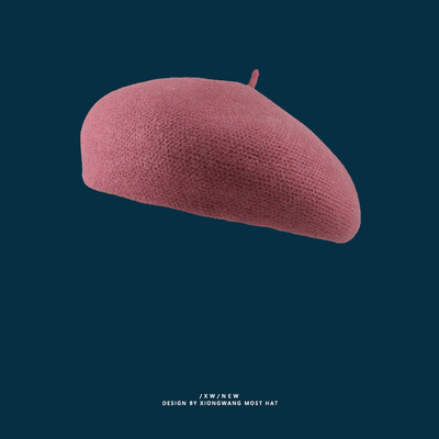 Γυναικείο μάλλινο μπερέ κλασικό μοντέλο