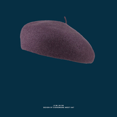 Γυναικείο μάλλινο μπερέ κλασικό μοντέλο