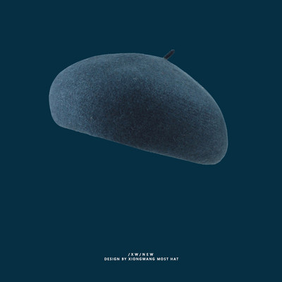 Γυναικείο μάλλινο μπερέ κλασικό μοντέλο