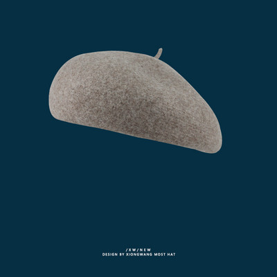 Γυναικείο μάλλινο μπερέ κλασικό μοντέλο