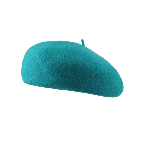 Γυναικείο μάλλινο  μπερέ κλασικό μοντέλο