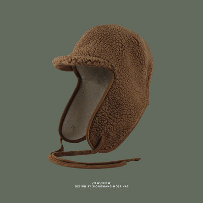 Γυναικείο καπέλο με ωτοασπίδες και κορδόνια