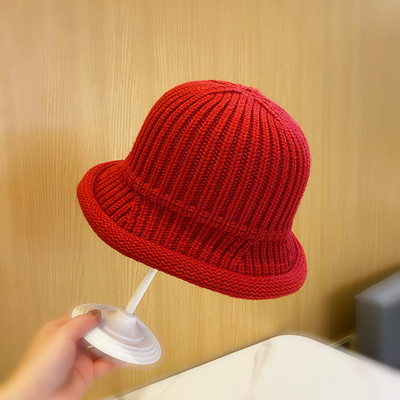 Alkalmi női kötött sapka - sima modell