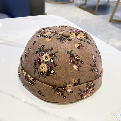Új modell női sapka virágmintával, különböző színekben