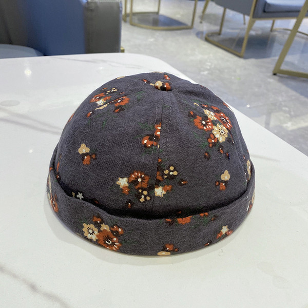 Új modell női sapka virágmintával, különböző színekben