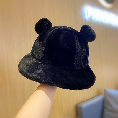 Női alkalmi pehelysapka 3D elemmel, öt színben