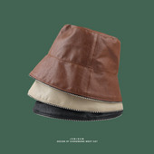 Ženska ribička kapa od eko kože