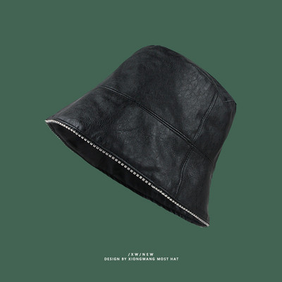 Ženska ribička kapa od eko kože