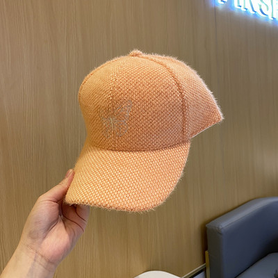 Γυναικείο casual καπέλο με γείσο και απλικέ