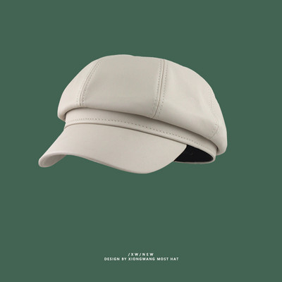 Női bőr sapka eko bőr sapka típusból