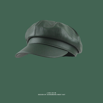 Női bőr sapka eko bőr sapka típusból