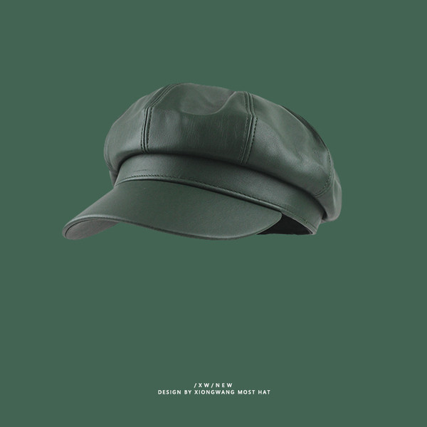 Női bőr sapka eko bőr sapka típusból