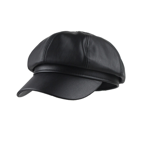 Női bőr sapka eko bőr sapka típusból