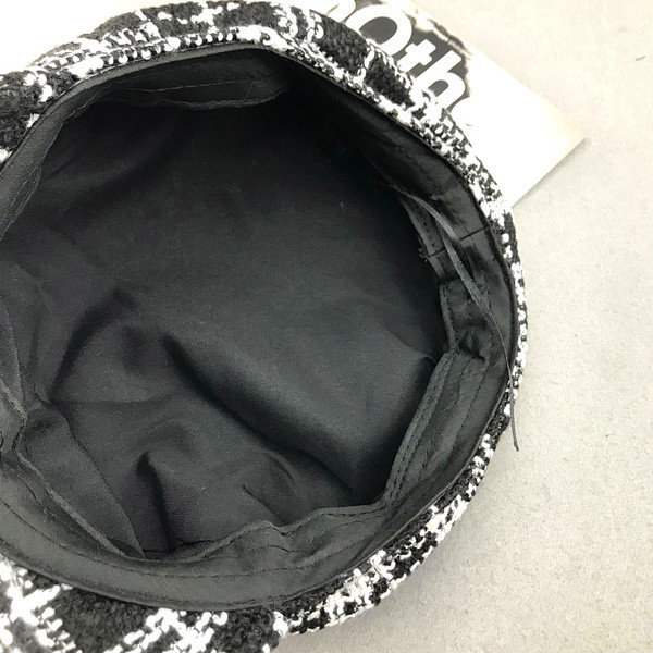 Új modell női kockás sapka sapka típusú sapkával