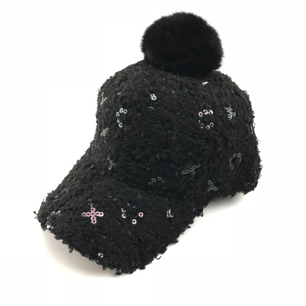 Új modell női őszi-téli kalap flitterekkel