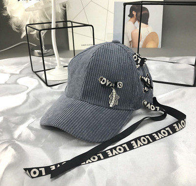 Νέο μοντέλο γυναικείο καπέλο με γείσο και κορδόνια