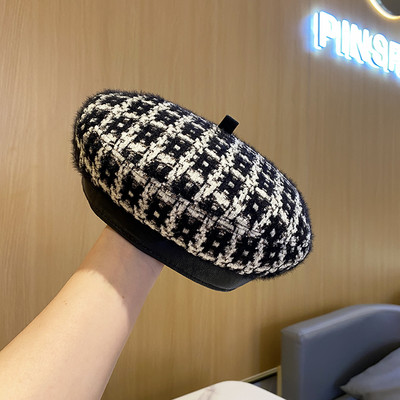 Γυναικείο χειμερινό μάλλινο καπέλο - μπερέ