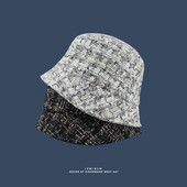 Kockás női horgászsapka