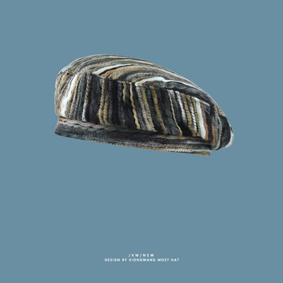 Gyapjú barett sapka nőknek