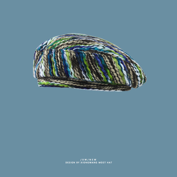 Gyapjú barett sapka nőknek