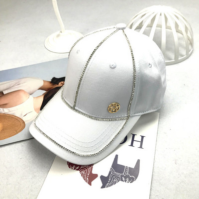 Új modell női sapka - napellenzővel és kövekkel