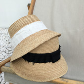 Modern női szalmakalap - idióta típus