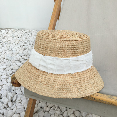 Modern női szalmakalap - idióta típus