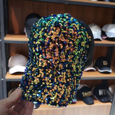 Νέο μοντέλο casual γυναικείο καπέλο με πούλιες και γείσο