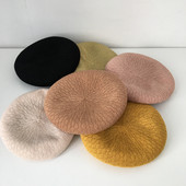 Γυναικείο καπέλο πλεκτό μπερέ κατάλληλο για χειμώνα