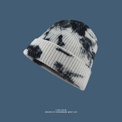 Γυναικείο πλεκτό καπέλο σε ιριδίζοντα χρώματα