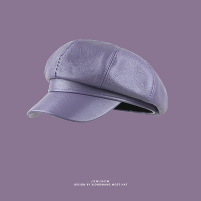 Γυναικείο καπέλο οικολογικό δερμάτινο