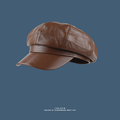 Γυναικείο καπέλο οικολογικό δερμάτινο