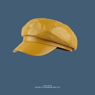 Γυναικείο καπέλο οικολογικό δερμάτινο