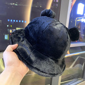 Új modell női plüss sapka 3D elemmel