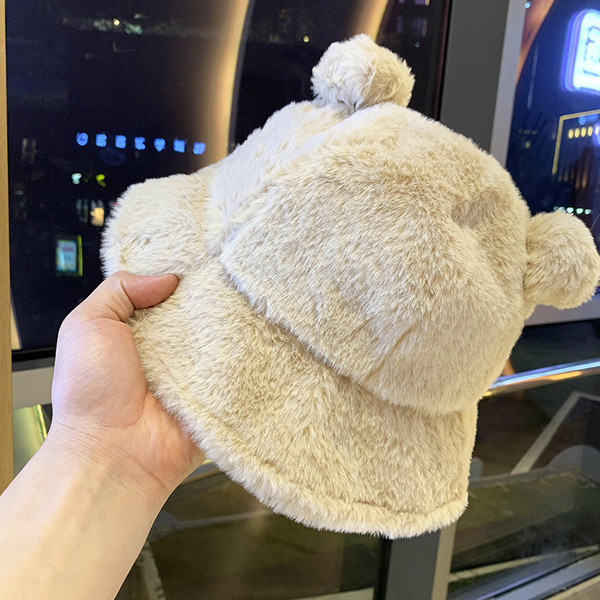 Új modell női plüss sapka 3D elemmel