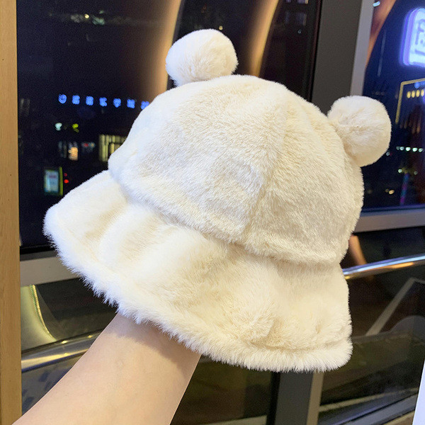 Új modell női plüss sapka 3D elemmel