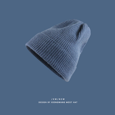 Φθινόπωρο-χειμερινό πλεκτό καπέλο με μοτίβο