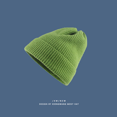 Φθινόπωρο-χειμερινό πλεκτό καπέλο με μοτίβο