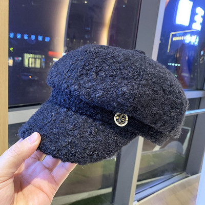 Új modell női gyapjú sapka - retro stílusú