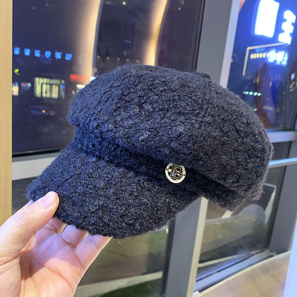 Új modell női gyapjú sapka - retro stílusú