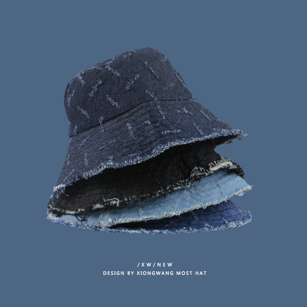 Дамска дънкова шапка тип рибарска