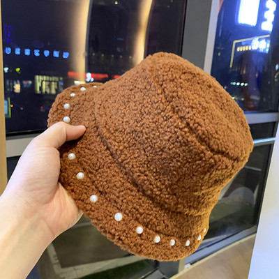 Új modell gyöngyös női pehelysapka