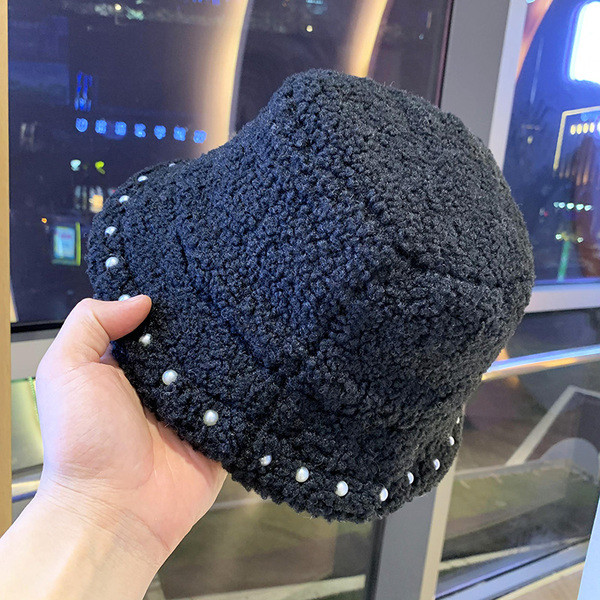 Új modell gyöngyös női pehelysapka