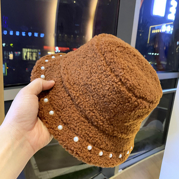 Új modell gyöngyös női pehelysapka