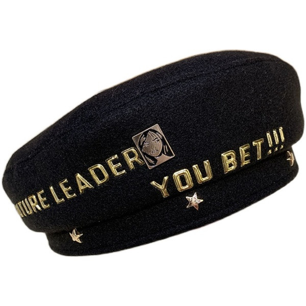 Új modell női gyapjú sapka több színben felirattal