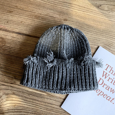 Νέο μοντέλο χειμερινό γυναικείο καπέλο με σκισμένα μοτίβα