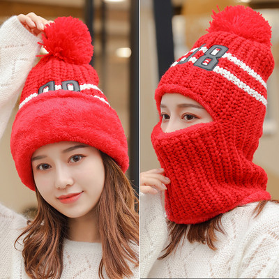 Naujo modelio moteriška megzta kepurė su siuvinėjimu - keli modeliai