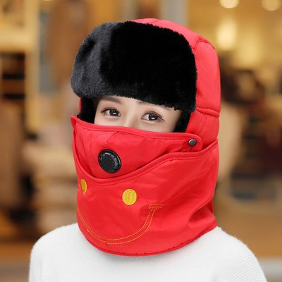 Ζεστό χειμερινό καπέλο με απαλή επένδυση