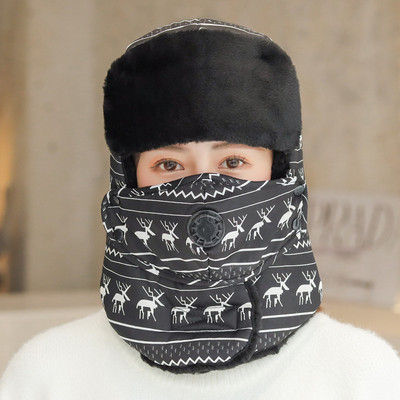 Ζεστό χειμερινό καπέλο με απαλή επένδυση